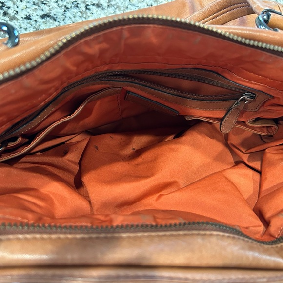 Cole Haan Brown Leather Shoulder Bag - Picture 5 of 5